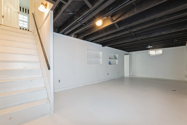 4511 67th St, Urbandale, IA 50322 - basement with stairs