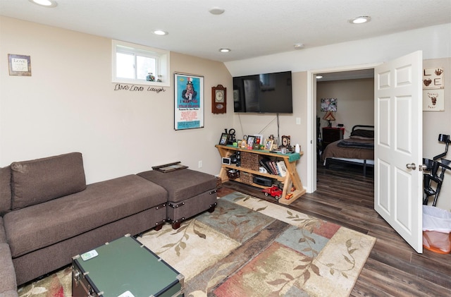 1695 Pease Dr, Pleasant Hill, IA 50327 - living room with wood finished floors and recessed lighting