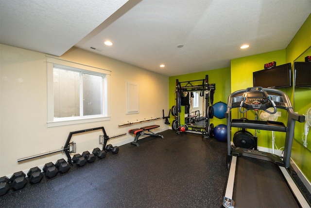 2100 NW Prairie Creek Dr, Grimes, IA 50111 - exercise area with recessed lighting
