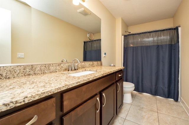 2100 NW Prairie Creek Dr, Grimes, IA 50111 - full bathroom featuring tile patterned flooring, vanity, and curtained shower