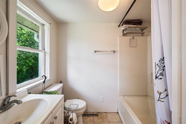 121 Cherry Ave, Ames, IA 50010 - full bath featuring vanity, shower / bathtub combination with curtain, and tile patterned flooring