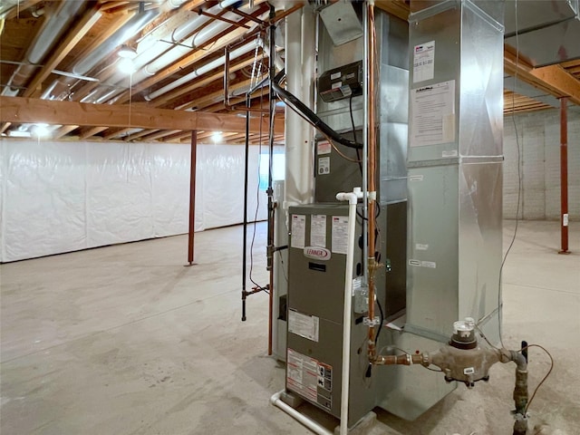 1406 SE Williams Ct, Waukee, IA 50263 - unfinished basement featuring heating unit
