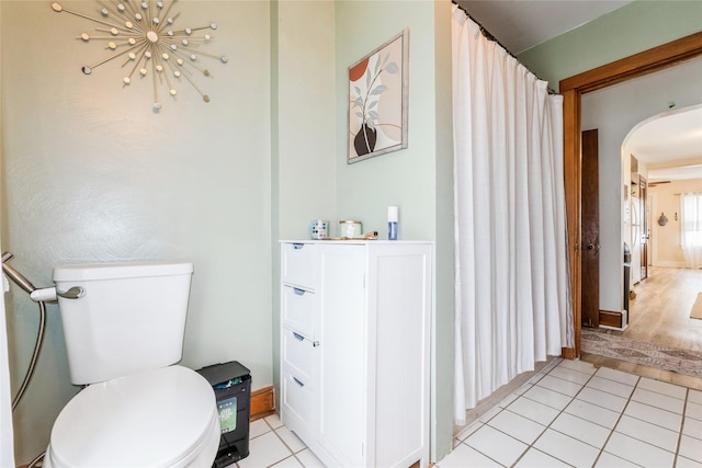 705 Prairie St, Adel, IA 50003 - bathroom featuring tile patterned floors and curtained shower