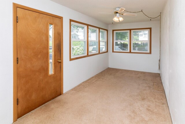 931 Pleasant View Dr, Des Moines, IA 50315 - carpeted spare room featuring ceiling fan