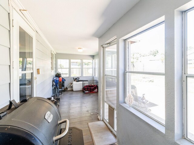 310 Greene St, Boone, IA 50036 - sunroom / solarium with wood finished floors