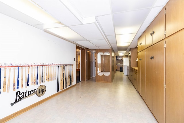 1809 79th St, Windsor Heights, IA 50324 - corridor with light floors
