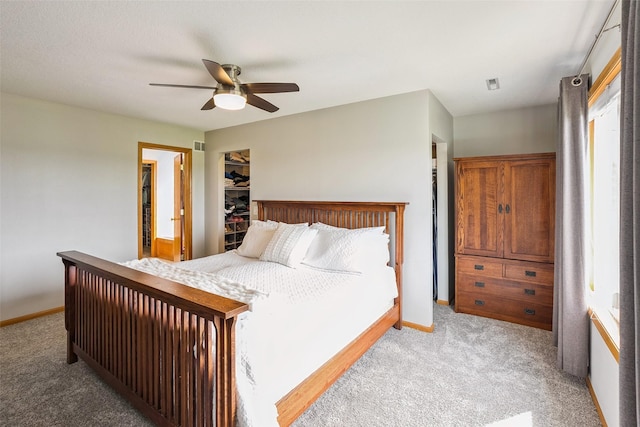 4380 Ashley Park Dr, West Des Moines, IA 50265 - bedroom with carpet flooring and a ceiling fan