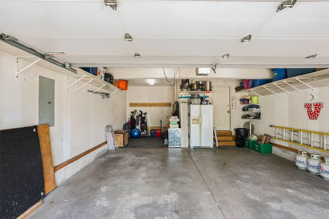 4380 Ashley Park Dr, West Des Moines, IA 50265 - garage with electric panel and a garage door opener