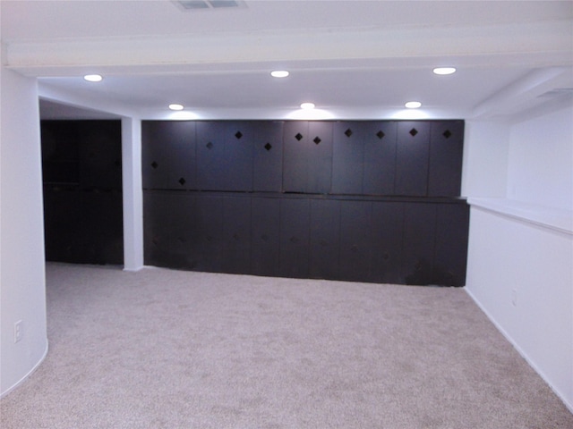 2340 Des Moines St, Des Moines, IA 50317 - spare room with carpet and recessed lighting
