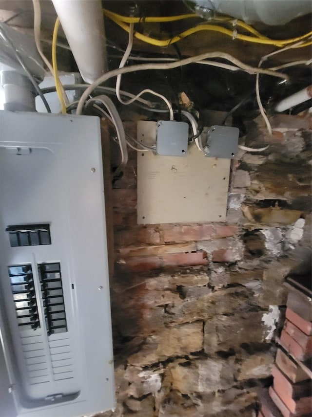 108 W Logan St, Casey, IA 50048 - utility room featuring electric panel