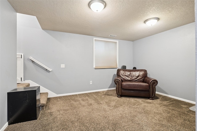 263 SE Booth Ave, Waukee, IA 50266 - unfurnished room with a textured ceiling, carpet flooring, and stairway