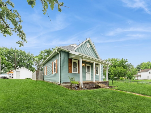 715 N Fremont St, Stuart, IA 50250 - view of front of home featuring covered porch