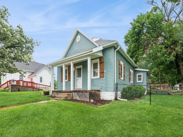 715 N Fremont St, Stuart, IA 50250 - view of front facade featuring covered porch
