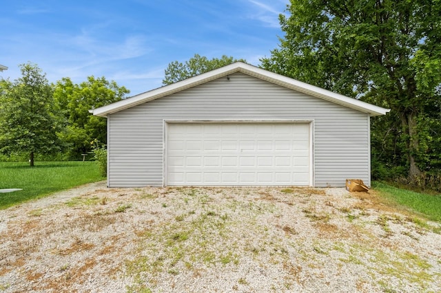 1805 S D Ave, Lovilia, IA 50150 - view of detached garage