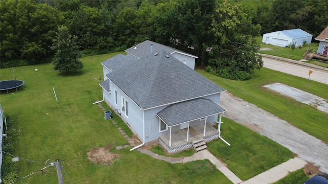 1805 S D Ave, Lovilia, IA 50150 - view from above of property