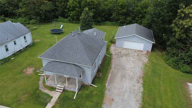 1805 S D Ave, Lovilia, IA 50150 - view from above of property