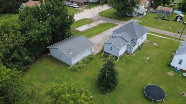 1805 S D Ave, Lovilia, IA 50150 - aerial perspective of suburban area