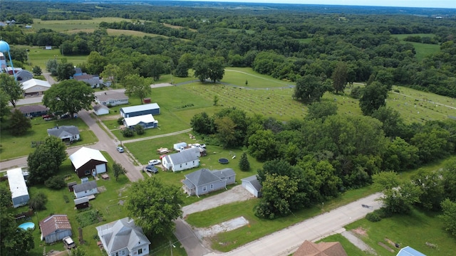 1805 S D Ave, Lovilia, IA 50150 - aerial view of a heavily wooded area