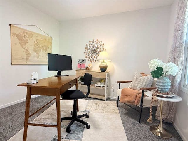 2209 4th St SW, Altoona, IA 50009 - home office with baseboards and carpet floors