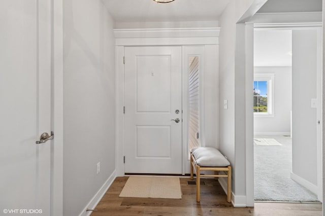 2670 Long Ave, Van Meter, IA 50261 - entrance foyer with wood finished floors and baseboards