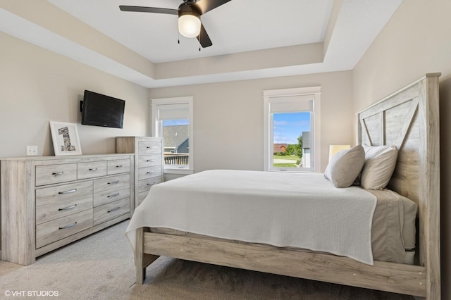 2670 Long Ave, Van Meter, IA 50261 - bedroom with light colored carpet and a ceiling fan
