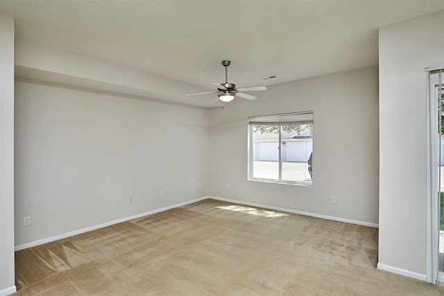 8601 Westown Pkwy Unit 5114, West Des Moines, IA 50266 - empty room featuring ceiling fan and light carpet