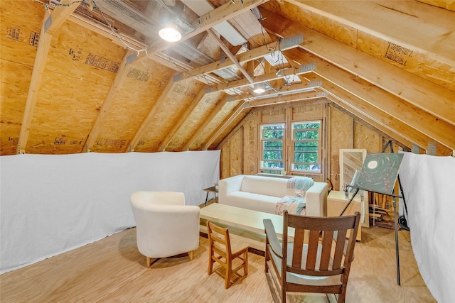 3602 64th St, Urbandale, IA 50322 - living area featuring lofted ceiling