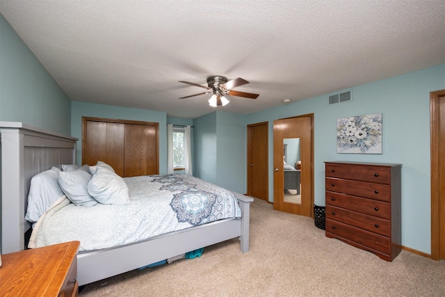 5030 Oakcreek Dr, Norwalk, IA 50211 - bedroom featuring light colored carpet and ceiling fan