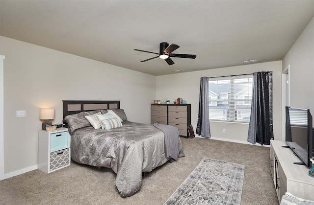 4727 170th Pl, Urbandale, IA 50323 - bedroom featuring light colored carpet and a ceiling fan