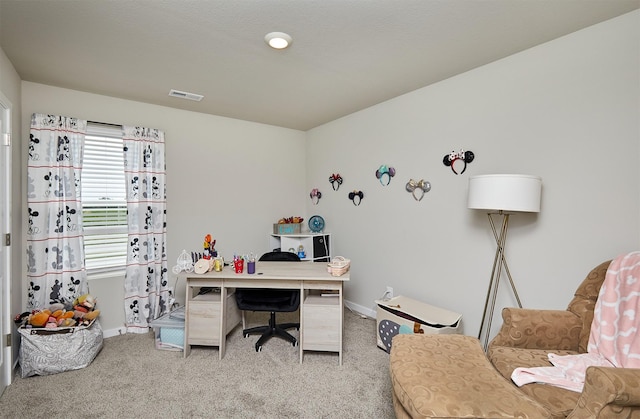 4727 170th Pl, Urbandale, IA 50323 - office area featuring carpet and baseboards