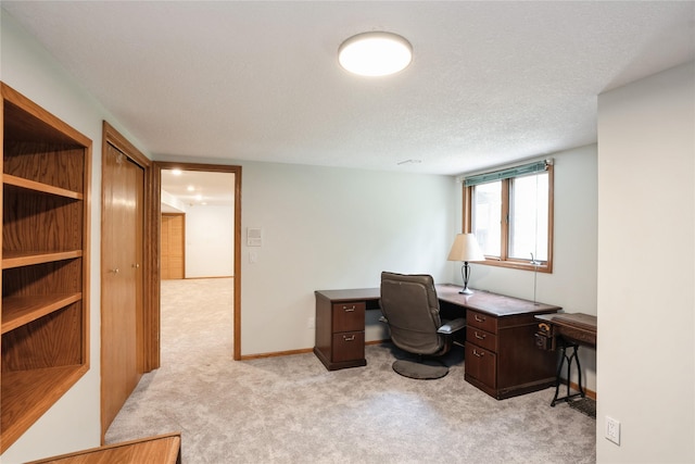 1711 Plaza Cir, Windsor Heights, IA 50324 - office with light carpet and a textured ceiling