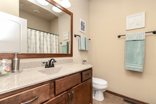 6054 Bradford Ln, Johnston, IA 50131 - full bathroom with vanity and toilet
