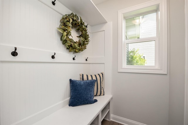 296 S 82nd St, West Des Moines, IA 50266 - mudroom featuring baseboards