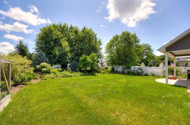 296 S 82nd St, West Des Moines, IA 50266 - view of yard with a patio area