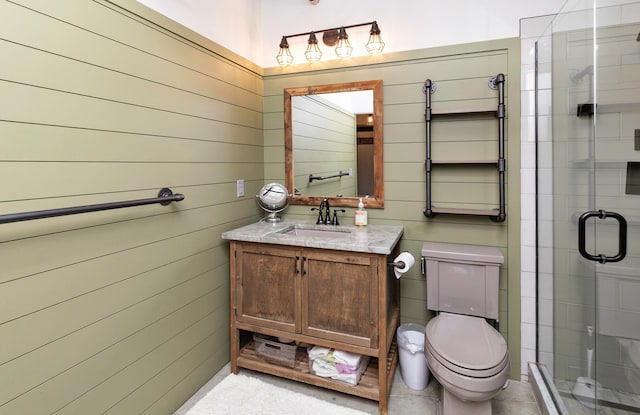 120 SW 5th St Unit 306, Des Moines, IA 50309 - bathroom with vanity and a stall shower