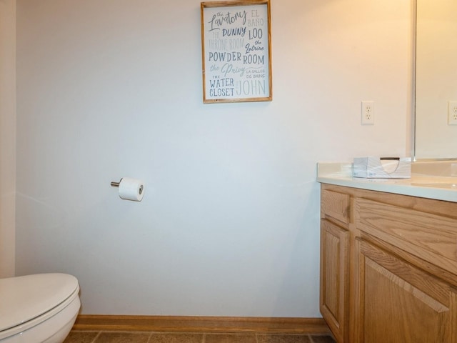 705 SE Whitetail Ln, Waukee, IA 50263 - bathroom featuring vanity and toilet