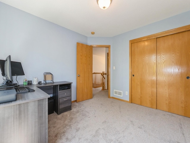 705 SE Whitetail Ln, Waukee, IA 50263 - office area featuring light colored carpet and baseboards