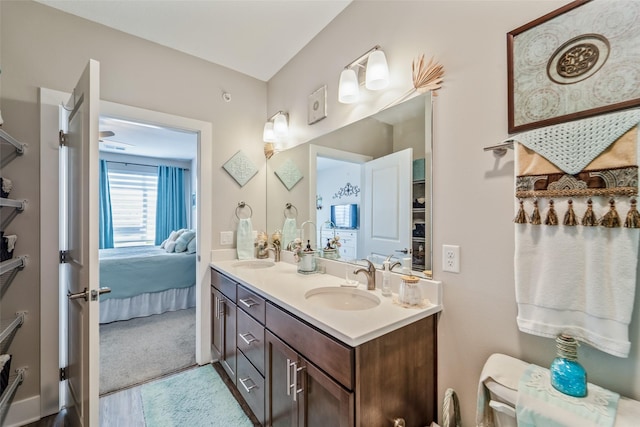9065 Bishop Dr Unit 314, West Des Moines, IA 50266 - full bathroom with double vanity and ensuite bathroom