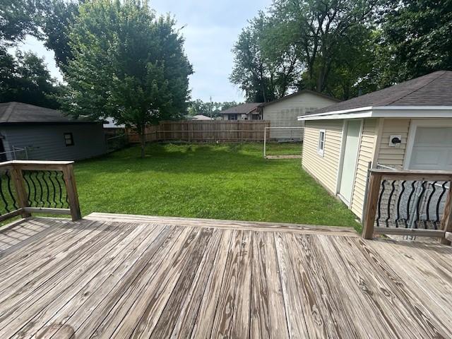 3412 Crestmoor Pl, Des Moines, IA 50310 - view of wooden deck
