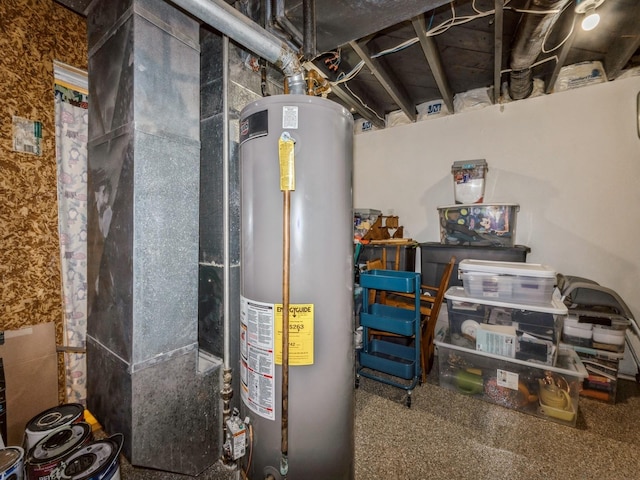 2300 Locust St, West Des Moines, IA 50265 - utility room featuring gas water heater