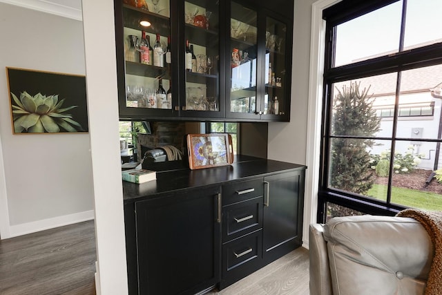 710 Peace St Unit 3D, Pella, IA 50219 - indoor bar with light wood-style flooring