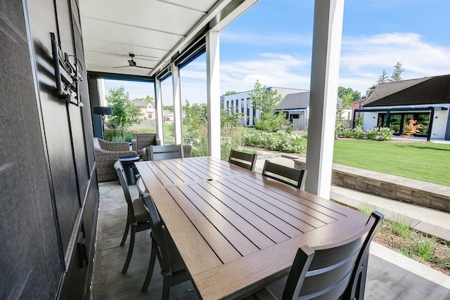 710 Peace St Unit 3D, Pella, IA 50219 - view of sunroom / solarium