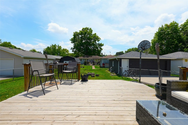 3600 Brinkwood Rd, Des Moines, IA 50310 - deck with a residential view