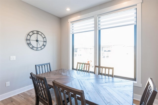 17965 Hammontree Cir, Clive, IA 50325 - dining space with light wood-style flooring and recessed lighting