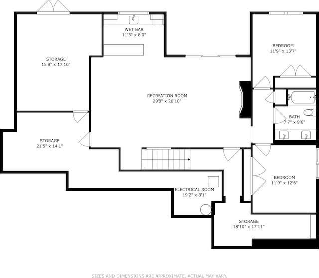 17965 Hammontree Cir, Clive, IA 50325 - view of floor plan / room layout