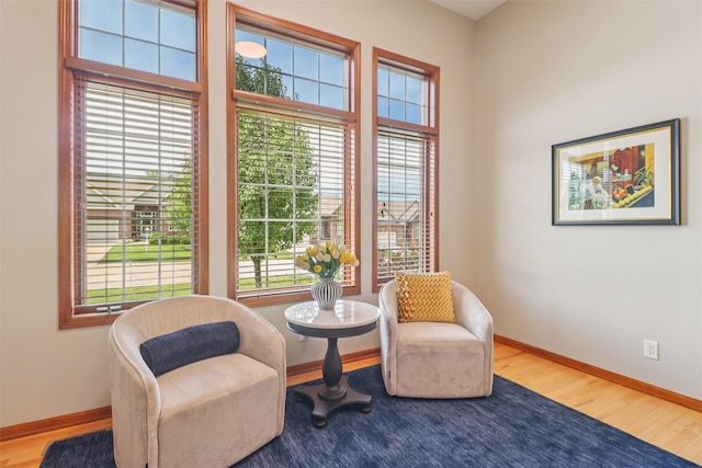 3607 152nd St, Urbandale, IA 50323 - sitting room with wood finished floors and baseboards
