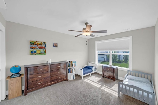 1965 SE Waddell Way, Waukee, IA 50263 - bedroom with carpet and ceiling fan