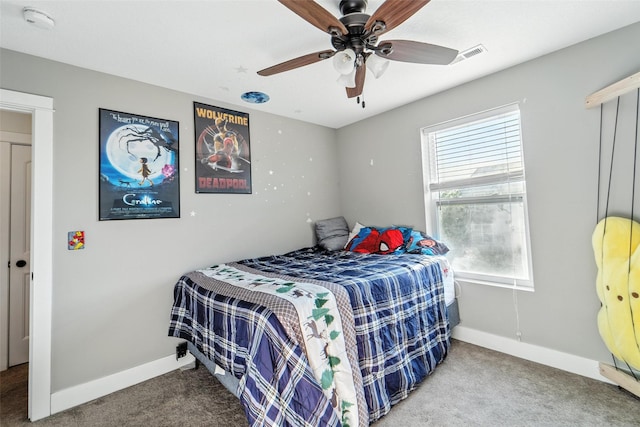 3504 Hawthorn Dr SW, Bondurant, IA 50035 - bedroom with carpet flooring and ceiling fan