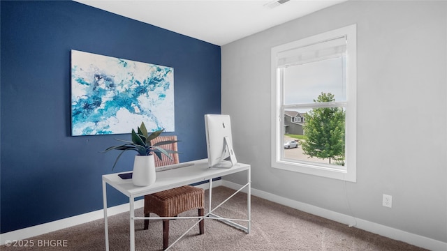 1208 NE 21st St, Grimes, IA 50111 - carpeted office with baseboards