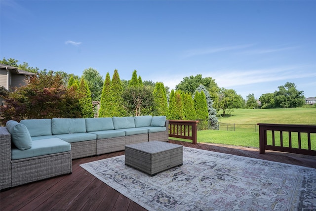 4785 Windsor Cir, Pleasant Hill, IA 50327 - wooden deck featuring outdoor lounge area